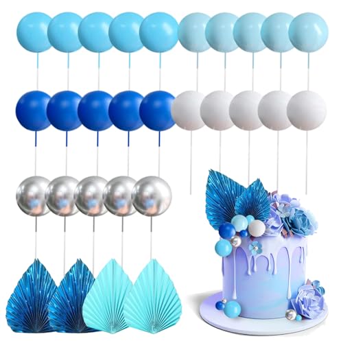 29 Stück Tortendeko Kugeln Cake Topper, Mini-Ball Tortenaufleger, Kuchen Dekoration Kugel, Tortendeko Geburtstag Schaum Ball, für Geburtstag, Babyparty, Hochzeit 29 Stück Tortendeko Kugeln Cake Topper, Mini-Ball Tortenaufleger, Kuchen Dekoration Kugel, Tortendeko Geburtstag Schaum Ball, für Geburtstag, Babyparty, Hochzeit von SALGIA