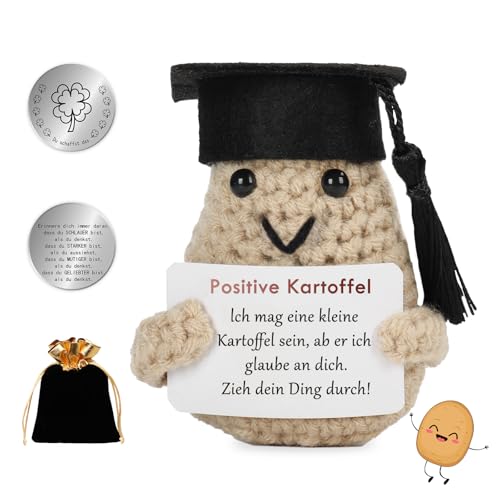 SALOVEN Pocket Hug Positive Kartoffel,Kartoffel Glücksbringer mit positiver Energie und kreativem Design,Abschied & Gute Besserung Mutmacher von SALOVEN