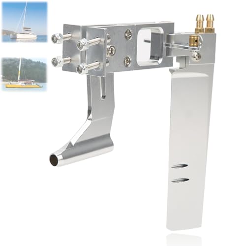 SALUTUYA Wellenhalterung Doppeleinlass Wasserloch CNC Drehmaschine Präzisionsfertigung Rc Boot Ruder Set Aluminiumlegierung für Cat Ship Katamaran Boot Modell SALUTUYA Wellenhalterung Doppeleinlass Wasserloch CNC Drehmaschine Präzisionsfertigung Rc Boot Ruder Set Aluminiumlegierung für Cat Ship Katamaran Boot Modell von SALUTUYA