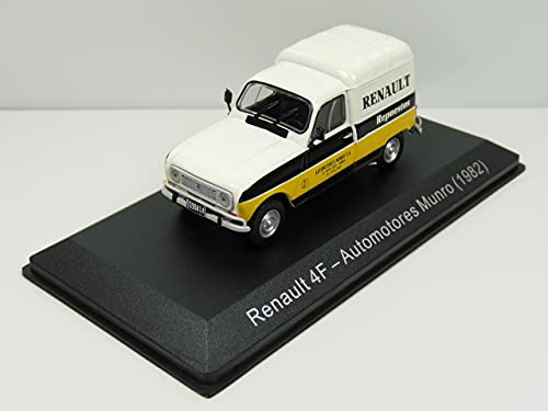 OPO 10 - Sammler-Miniaturauto 1/43 kompatibel mit Renault 4F Automotores Munro 1982 (4L) Salvat 1/43 - SA08 von SALVAT