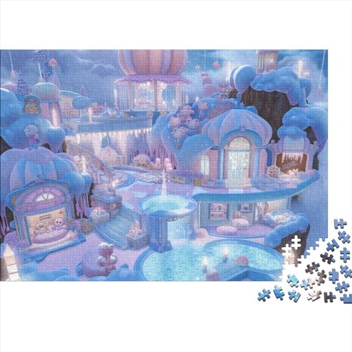 Dreamy HausPuzzle 500 Teile Erwachsener, Like A Märchen500 Puzzleteile, Bwechslungsreiche Puzzle Für Erwachsene, Puzzle-Geschenk, Familiendekorationen 500pcs (52x38cm) von SANDUOHUA