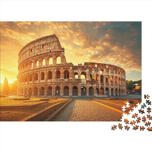 Kolosseum Puzzle 300 Teile Erwachsener, 300 Puzzleteilige, Bwechslungsreiche Puzzle Erwachsene, Puzzle-Geschenk, Familien-Puzzlespiel 300pcs (40x28cm) von SANDUOHUA