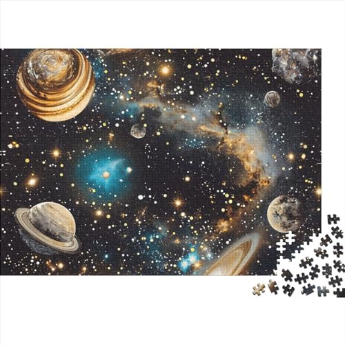 Kosmische Planeten Puzzle 1000 Teile Erwachsener, 1000 Puzzleteile, Bwechslungsreiche Puzzle Erwachsene, Puzzle-Geschenk, Familien-Puzzlespiel 1000pcs (75x50cm) von SANDUOHUA