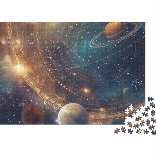 Kosmische Planeten Puzzle 1000 Teile Erwachsener, 1000 Puzzleteile, Bwechslungsreiche Puzzle Für Erwachsene, Puzzle Erwachsene, Familien-Puzzlespiel 1000pcs (75x50cm) von SANDUOHUA