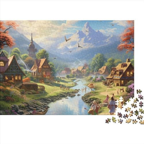 Paradies Puzzle 1000 Teile Erwachsener, 1000 Puzzleteile, Bwechslungsreiche Puzzle Erwachsene, Premium Quality, Familiendekorationen 1000pcs (75x50cm) von SANDUOHUA