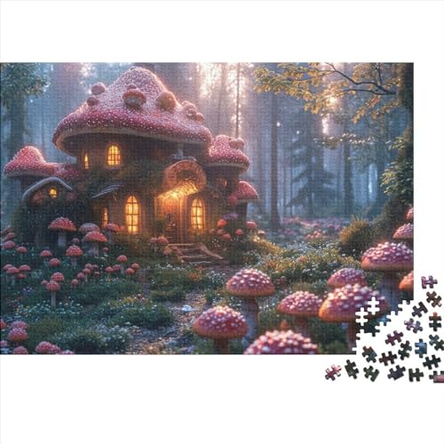 PilzhausPuzzle 1000 Teile Erwachsener, animierte Gifs1000 Puzzleteile, Bwechslungsreiche Puzzle Für Erwachsene, Spielzeug Geschenk, Familiendekorationen 1000pcs (75x50cm) von SANDUOHUA