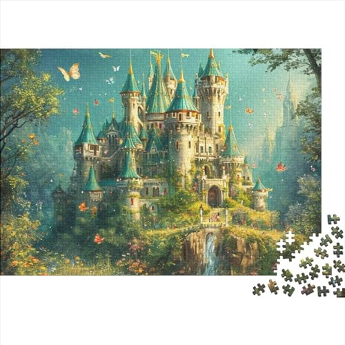 Schloss der Prinzessin Puzzle 500 Teile Erwachsener, 500 Puzzleteile, Bwechslungsreiche Puzzle Für Erwachsene, Premium Quality, Familien-Puzzlespiel 500pcs (52x38cm) von SANDUOHUA