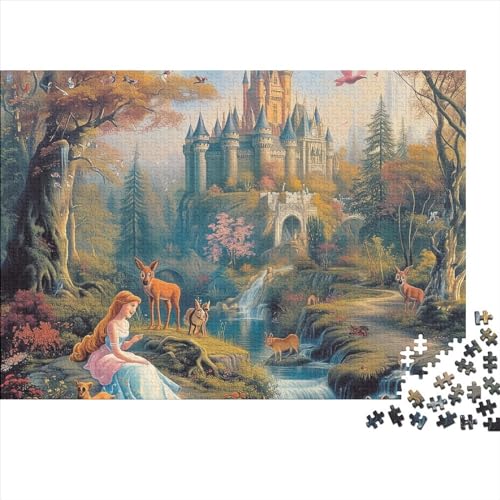 Schloss der Prinzessin Puzzle 500 Teile Erwachsener, Puzzle 500 Teile, Bwechslungsreiche Puzzle Für Erwachsene, Puzzle Erwachsene, Familien-Puzzlespiel 500pcs (52x38cm) von SANDUOHUA