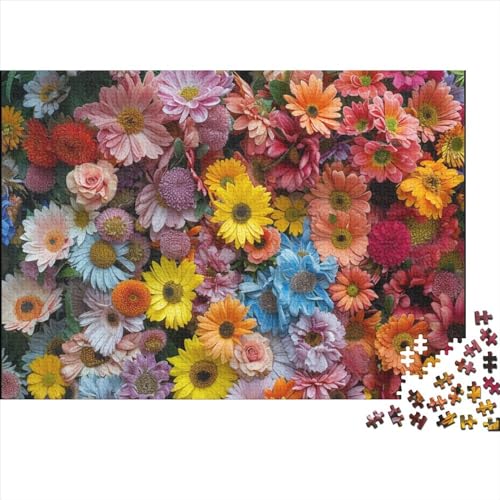 Schöne Blumen Puzzle 300 Teile Erwachsener, 300 Puzzleteilige, Bwechslungsreiche Puzzle Für Erwachsene, Puzzle-Geschenk, Familien-Puzzlespiel 300pcs (40x28cm) von SANDUOHUA