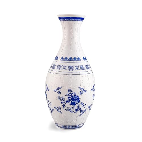 3D Puzzle, 160 teiliges DIY-Kunststoff-Blumenvase, einzigartige Kunst und Handwerk für Erwachsene, Kunststoff-Puzzle-Vase für die Dekoration von Zuhause und Büro von SANFUNET