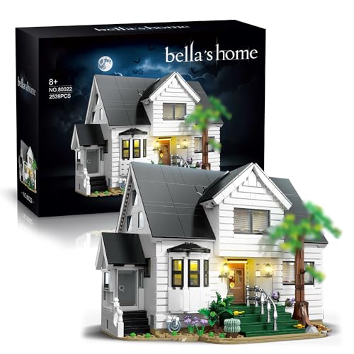 Bellas Haus Bausatz, Charmantes Weißes Haus Modellbausatz für Erwachsene und Kinder, kompatibel 2539 Teile Bellas Haus Bausatz, Charmantes Weißes Haus Modellbausatz für Erwachsene und Kinder, kompatibel 2539 Teile von SANFUNET
