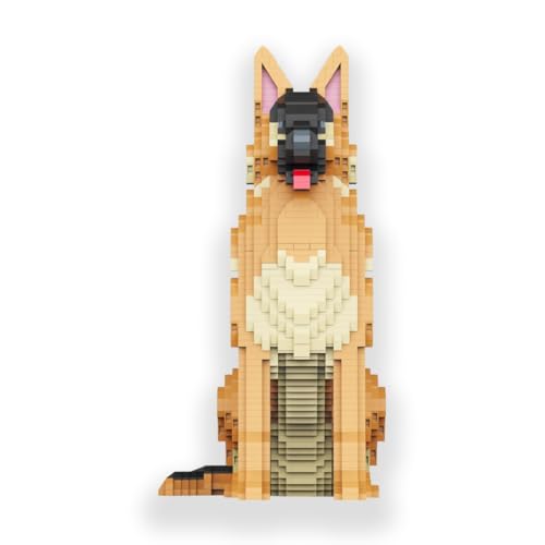 SANFUNET Mini-Tier-Bausatz, Deutscher Schäferhund-Bausteinmodell, Geschenkideen für Kinder und Erwachsene, 2546 Teile SANFUNET Mini-Tier-Bausatz, Deutscher Schäferhund-Bausteinmodell, Geschenkideen für Kinder und Erwachsene, 2546 Teile von SANFUNET