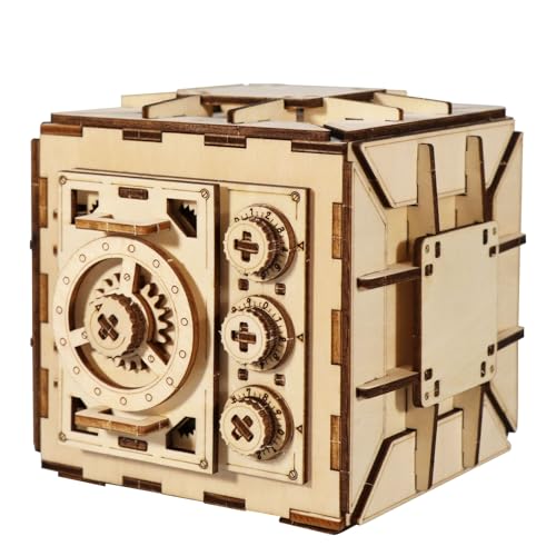 3D Puzzle Bausatz Handwerke Für Erwachsene Kombinationsschloss Box Originelle Geschenke Für Männer von SANJSJHXJ