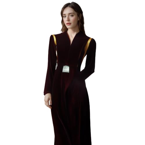 SANJSJHXJ Padme Costume, Queen Padme dress, Padme Dress Cosplay Robe Pants Belt Accessories for Halloween (White, XS) von SANJSJHXJ
