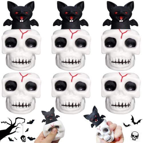 SANLIUSANJIU 6 Stück Halloween Fledermaus Entlüftungsspielzeug, Stressball, Mitgebsel, Erwachsene Kindergeburtstag Geschenk SANLIUSANJIU 6 Stück Halloween Fledermaus Entlüftungsspielzeug, Stressball, Mitgebsel, Erwachsene Kindergeburtstag Geschenk von SANLIUSANJIU