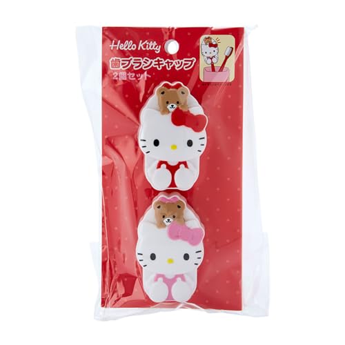 Sanrio 457914 Hello Kitty Zahnbürstenkappe, 2er Set Sanrio 457914 Hello Kitty Zahnbürstenkappe, 2er Set von SANRIO