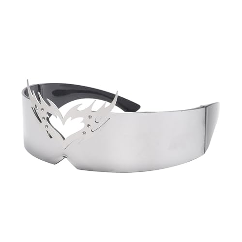 Frauen Männer Ungessie Sonnenbrille Mit Feuer Liebe Beliebte UV400 Schutz Sonnenbrille Für Tägliche Trage HipHop Tanzzubehör von SANRLO