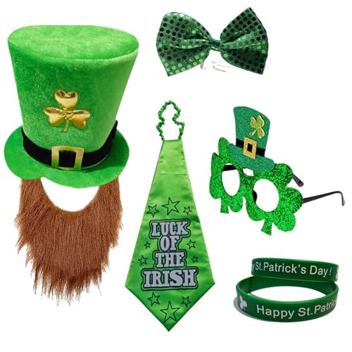 Kleeblatt Barthut Zum Irischen Nationalfeiertag StPatrick Party Versammlungskostüm Set von SANRLO