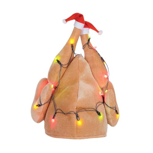 SANRLO 3D-Truthahn-Hut, lustiger Partyhut, Weihnachten, Kostüm, Hut für Erwachsene, Thanksgiving, Weihnachten SANRLO 3D-Truthahn-Hut, lustiger Partyhut, Weihnachten, Kostüm, Hut für Erwachsene, Thanksgiving, Weihnachten von SANRLO
