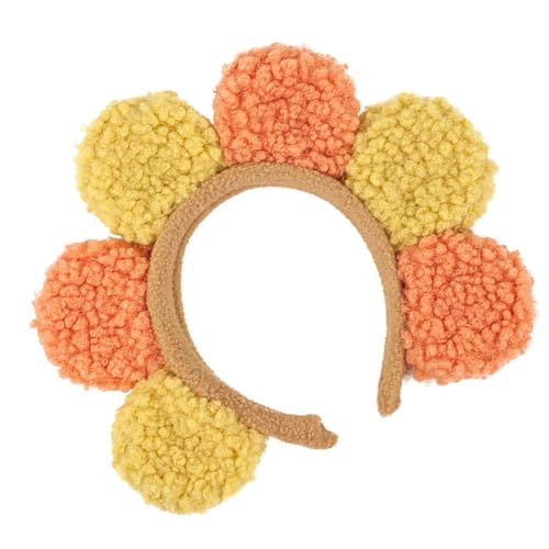 SANRLO Bequeme Sonnenblumen Kopfbedeckung Verspieltheit Einzigartige Stile Halloween Hairband Für Datespartys Und Hochzeiten von SANRLO