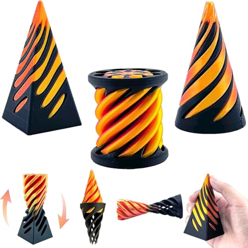 Impossible Cone (3 Stück), Schwarz / Gold von SANSGOUP