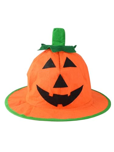 SANSIWU Halloween-Kürbishut für Erwachsene, Jack O-Laternenhut, lustiger Plüsch-Kürbismütze, Kostüm, Kopfbedeckung für Damen und Herren, B-Orange 2, 30 x 16 cm SANSIWU Halloween-Kürbishut für Erwachsene, Jack O-Laternenhut, lustiger Plüsch-Kürbismütze, Kostüm, Kopfbedeckung für Damen und Herren, B-Orange 2, 30 x 16 cm von SANSIWU