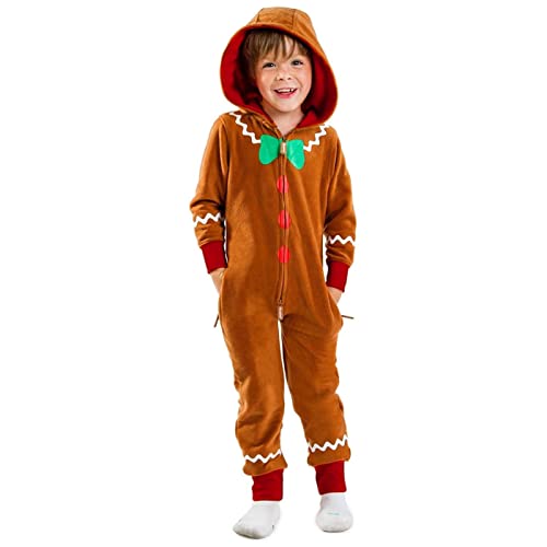SANSIWU Lebkuchen-Kostüm für Erwachsene und Kinder, Lebkuchen-Kostüm, Einteiler-Kostüm, Cosplay, Overall, Outfits für Männer und Frauen, A-02, 7-8 Years SANSIWU Lebkuchen-Kostüm für Erwachsene und Kinder, Lebkuchen-Kostüm, Einteiler-Kostüm, Cosplay, Overall, Outfits für Männer und Frauen, A-02, 7-8 Years von SANSIWU
