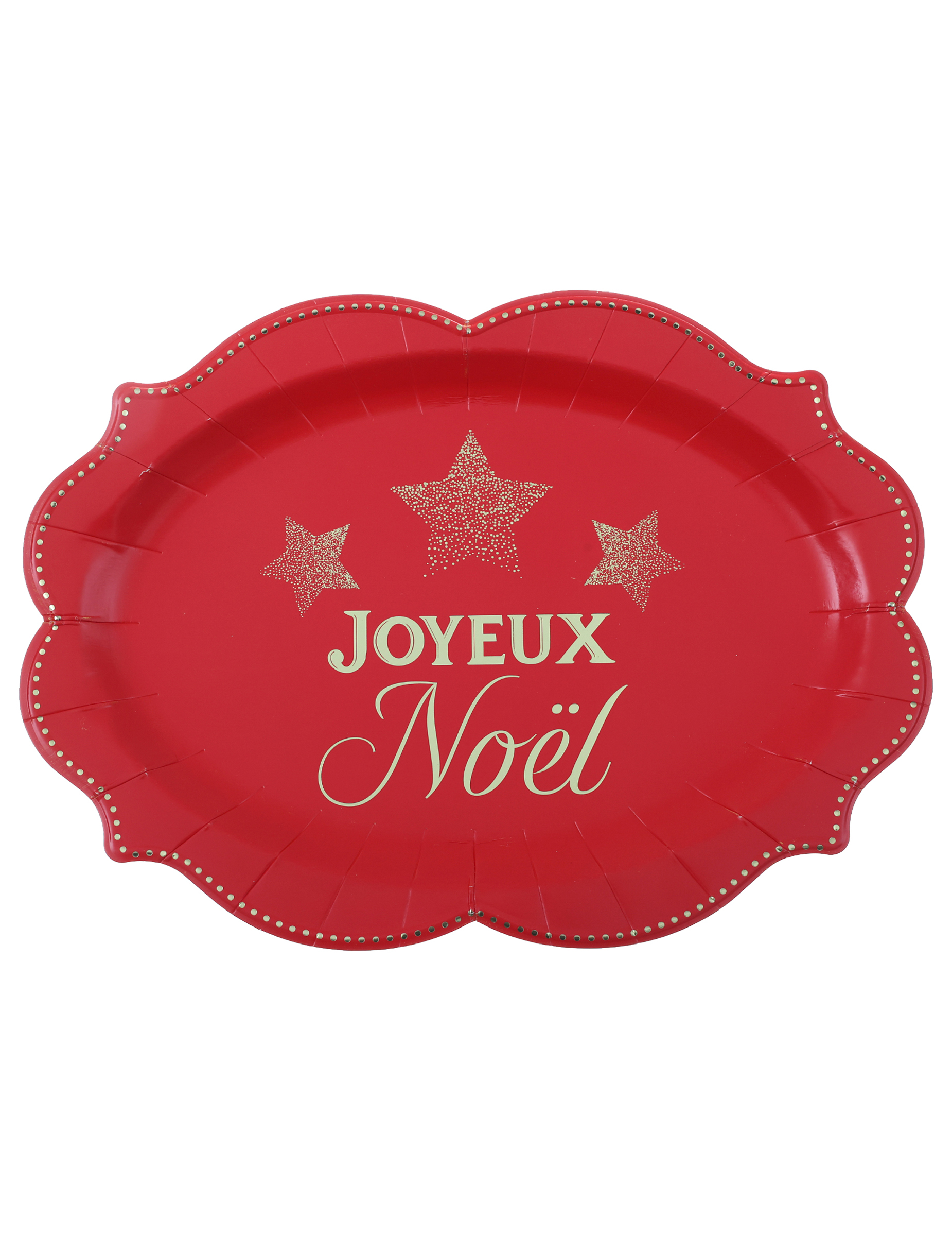 2 Rote Weihnachts-Serviertabletts Glänzend 36 x 26 cm 2 Rote Weihnachts-Serviertabletts Glänzend 36 x 26 cm von SANTEX