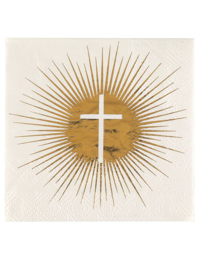 20 Cocktailservietten Gold 12,5 x 12,5 cm 20 Cocktailservietten Gold 12,5 x 12,5 cm von SANTEX