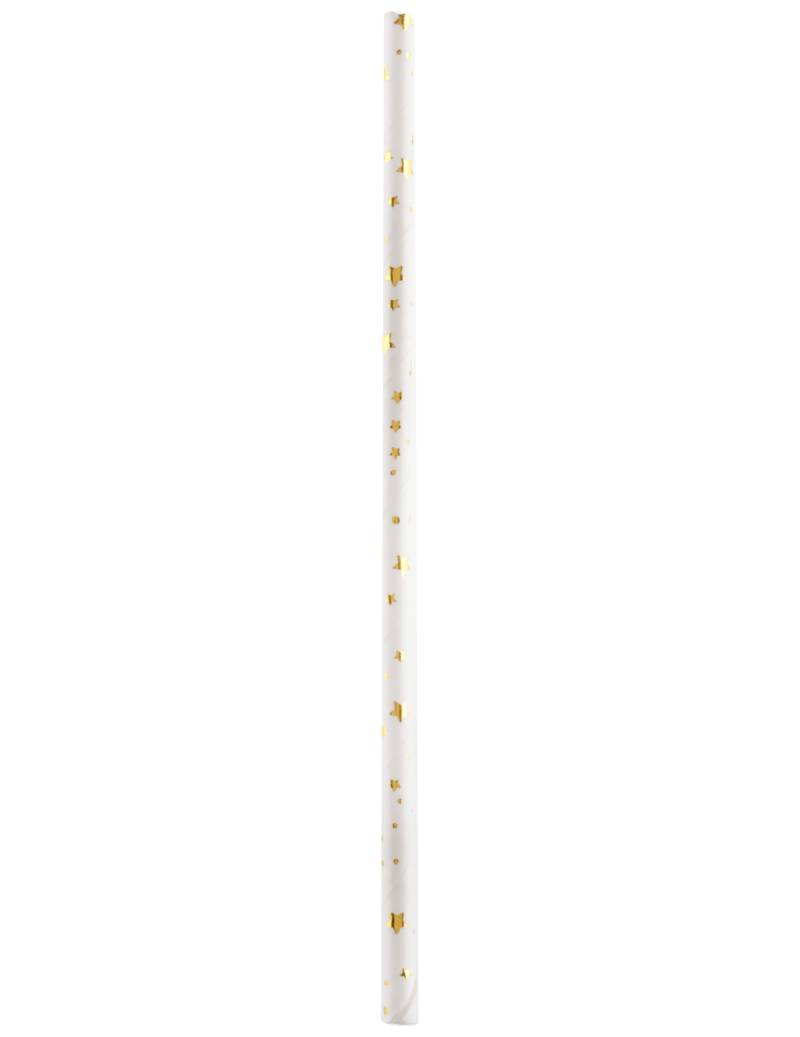 20 Trinkhalme Alles Gute zum Geburtstag metallisch weiß und gold 19,2 x 0,6 cm Tischdeko 20 Trinkhalme Alles Gute zum Geburtstag metallisch weiß und gold 19,2 x 0,6 cm Tischdeko von SANTEX
