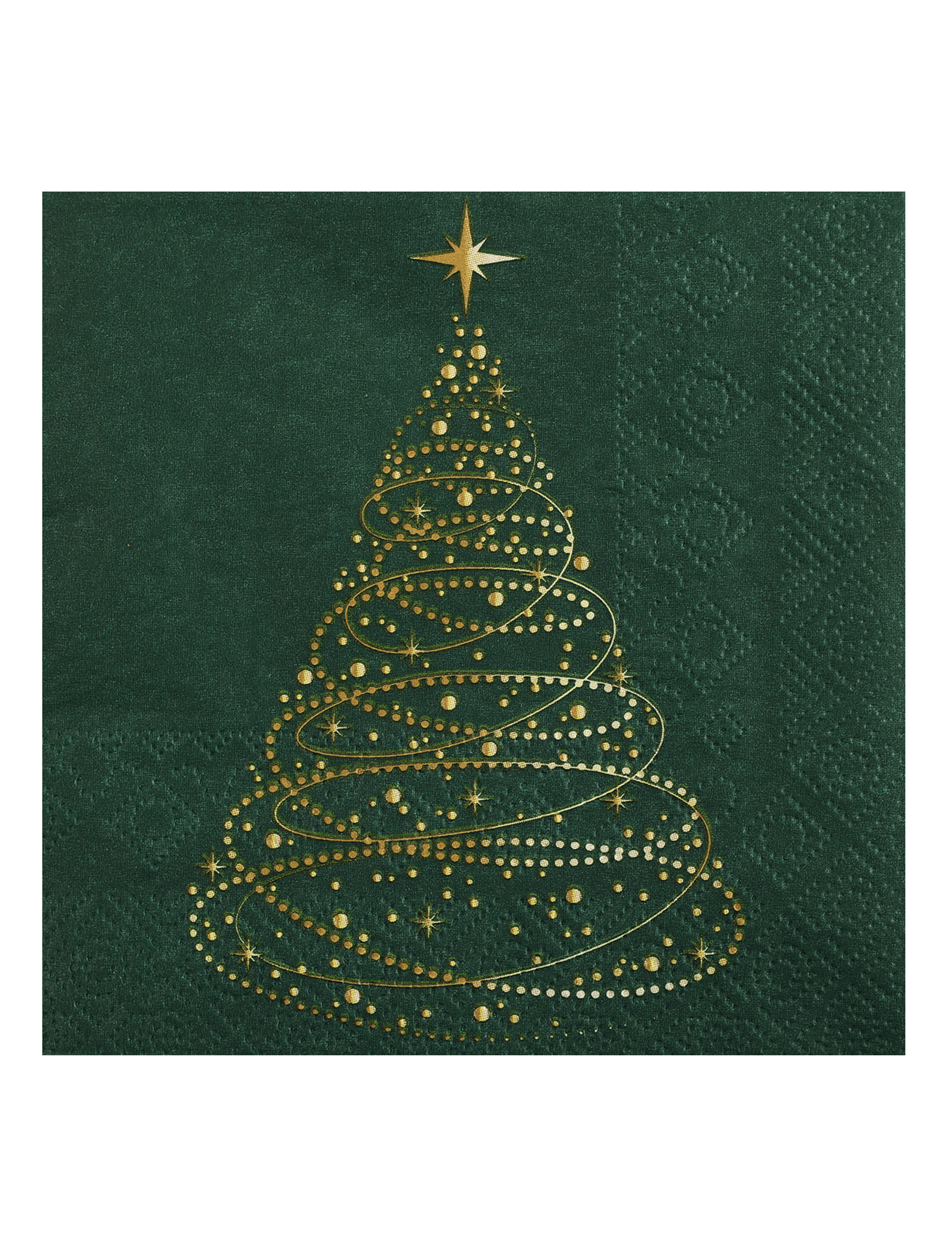 20 kleine Servietten Funkelndes Weihnachten Tannengrün 25 x 25 cm 20 kleine Servietten Funkelndes Weihnachten Tannengrün 25 x 25 cm von SANTEX