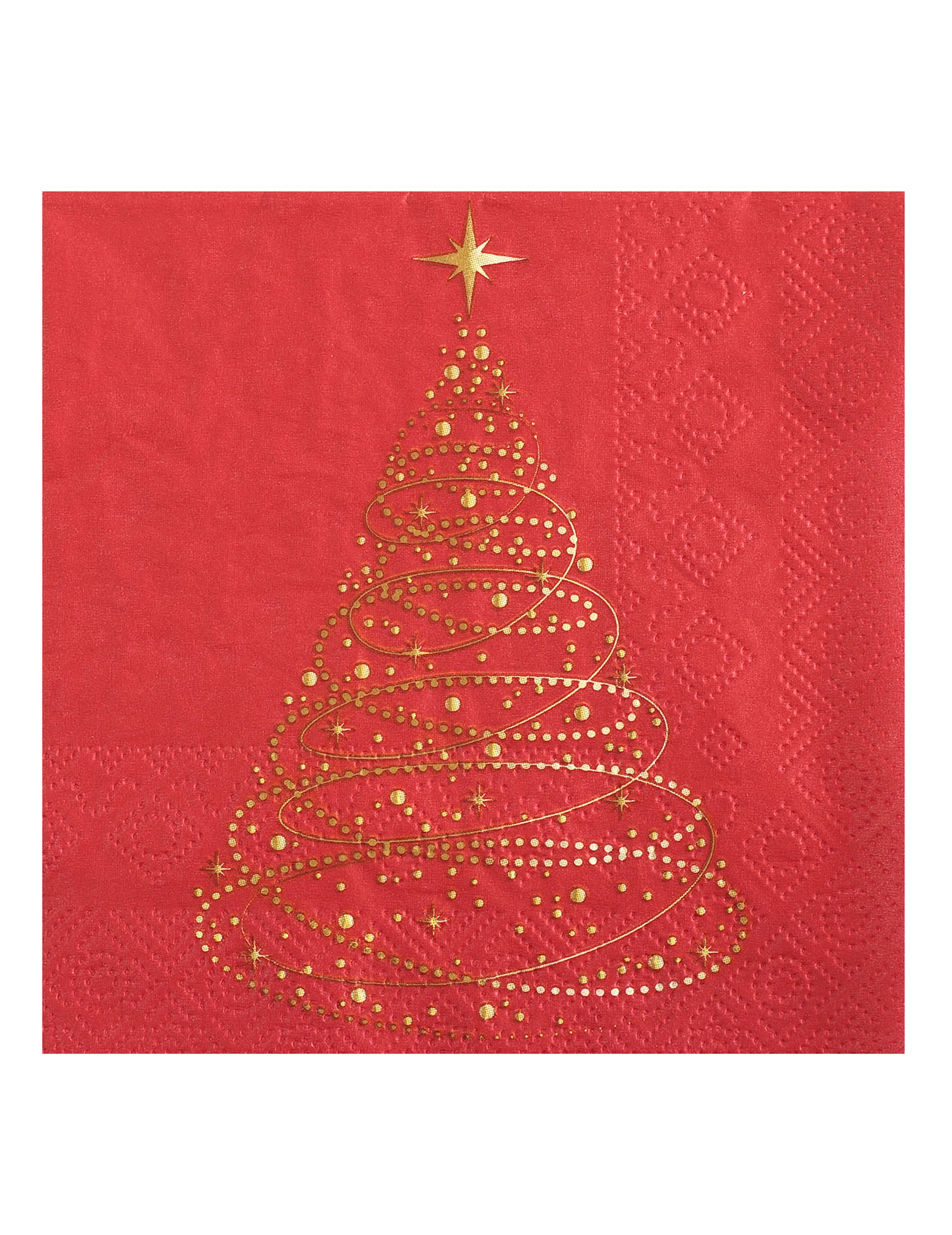 20 kleine Servietten Funkelndes Weihnachten rot 25 x 25 cm 20 kleine Servietten Funkelndes Weihnachten rot 25 x 25 cm von SANTEX