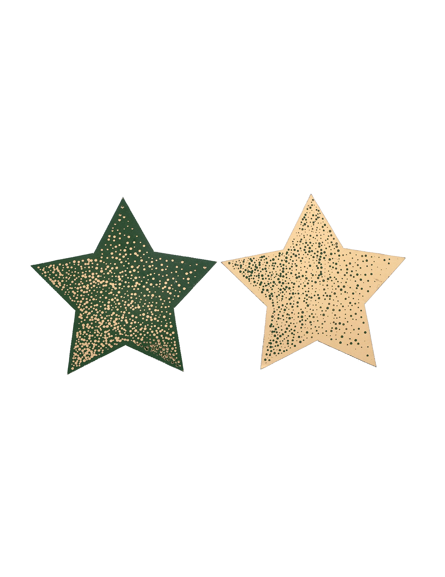 25 Weihnachts-Streudeko Sterne Grün + Gold 6,5 x 6,2 cm 25 Weihnachts-Streudeko Sterne Grün + Gold 6,5 x 6,2 cm von SANTEX