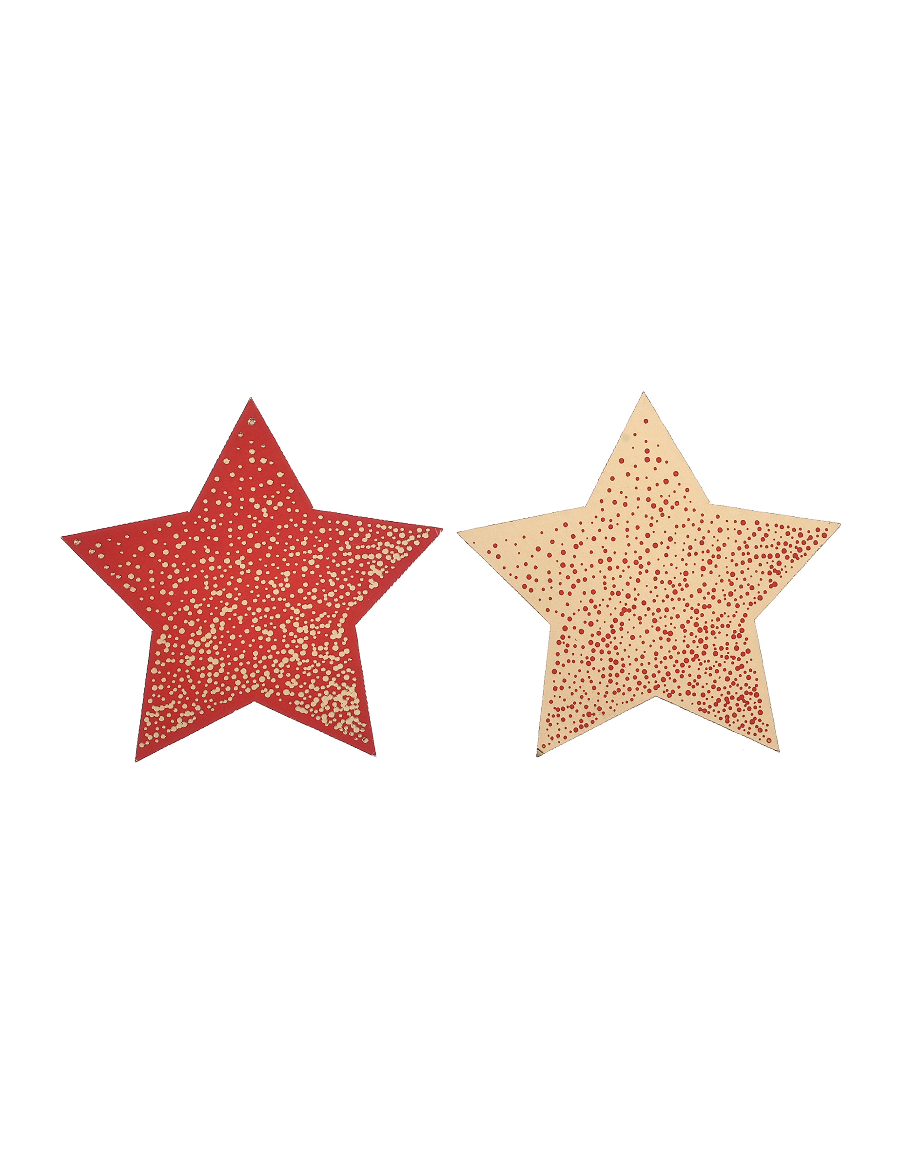 25 funkelnde Weihnachts-Streudekorationen in Rot und Gold 6,5 x 6,2 cm 25 funkelnde Weihnachts-Streudekorationen in Rot und Gold 6,5 x 6,2 cm von SANTEX