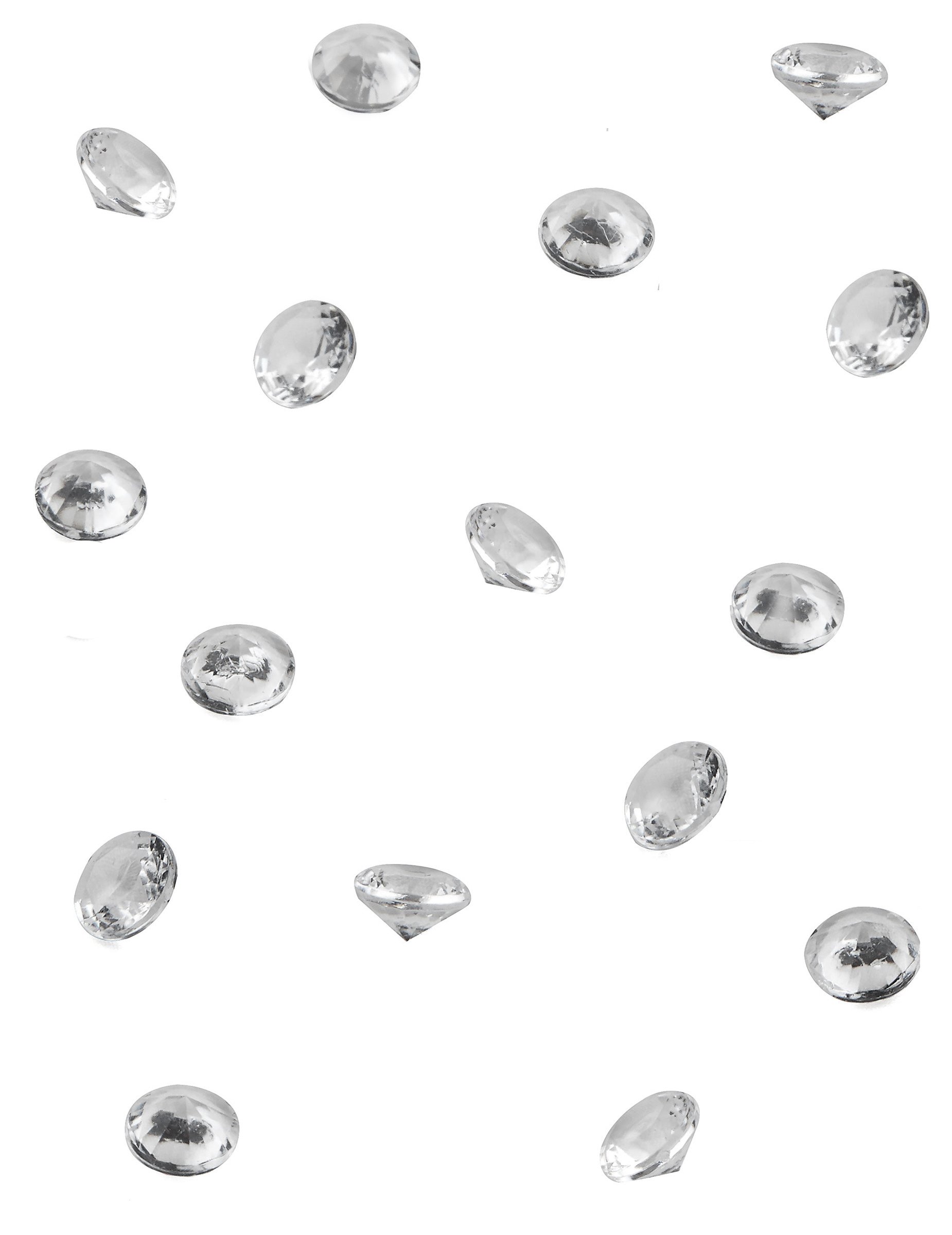 50 Deko-Diamanten Transparent 1,2 x 1,2 x 1 cm 50 Deko-Diamanten Transparent 1,2 x 1,2 x 1 cm von SANTEX