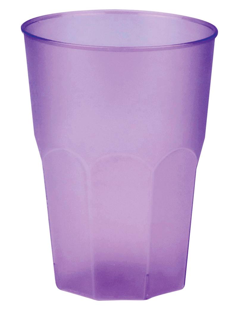 Fliederfarbener Kunststoffbecher satiniert 42 cl Fliederfarbener Kunststoffbecher satiniert 42 cl von SANTEX