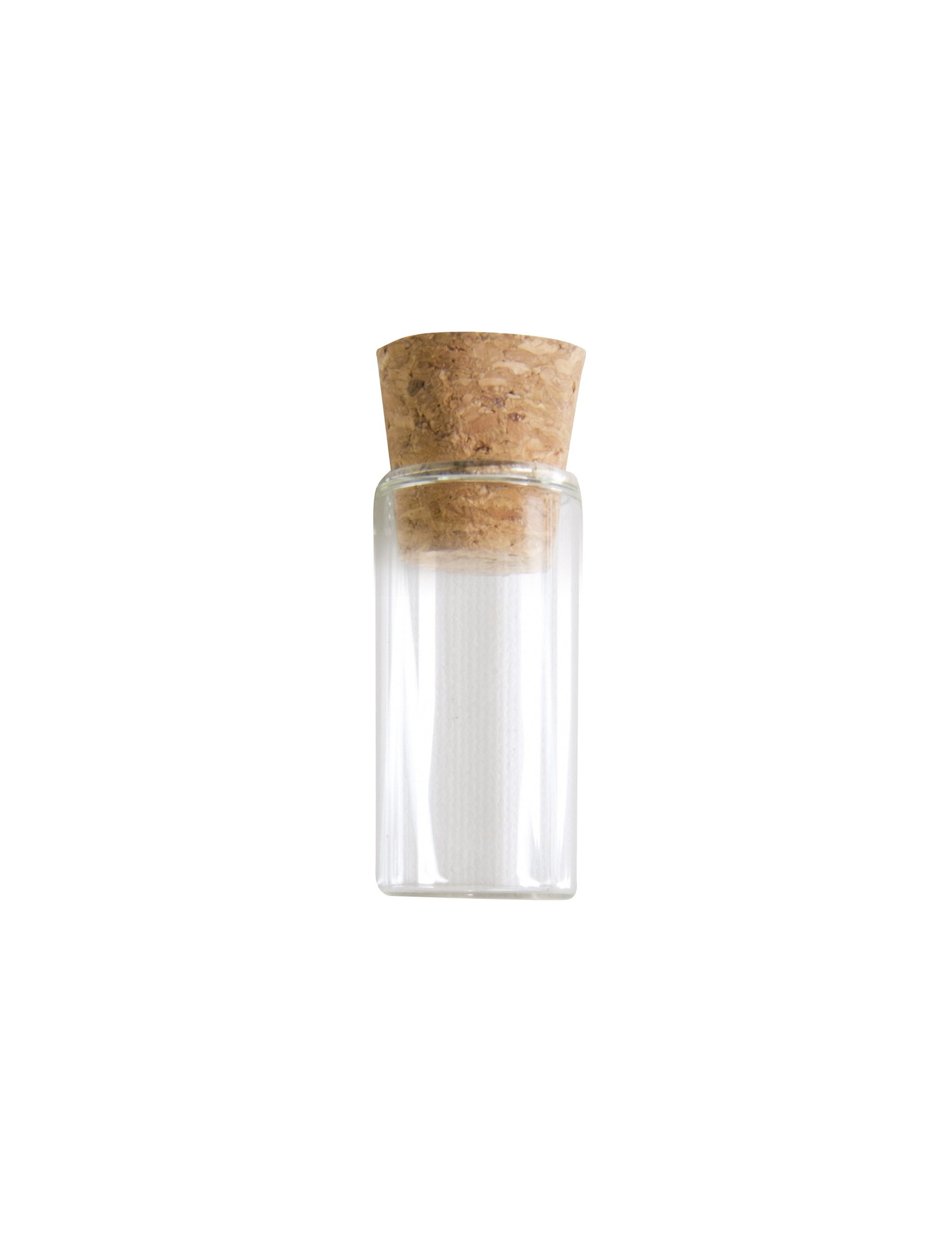 Glas-Röhrchen mit Korkdeckel - 5 cm Glas-Röhrchen mit Korkdeckel - 5 cm von SANTEX
