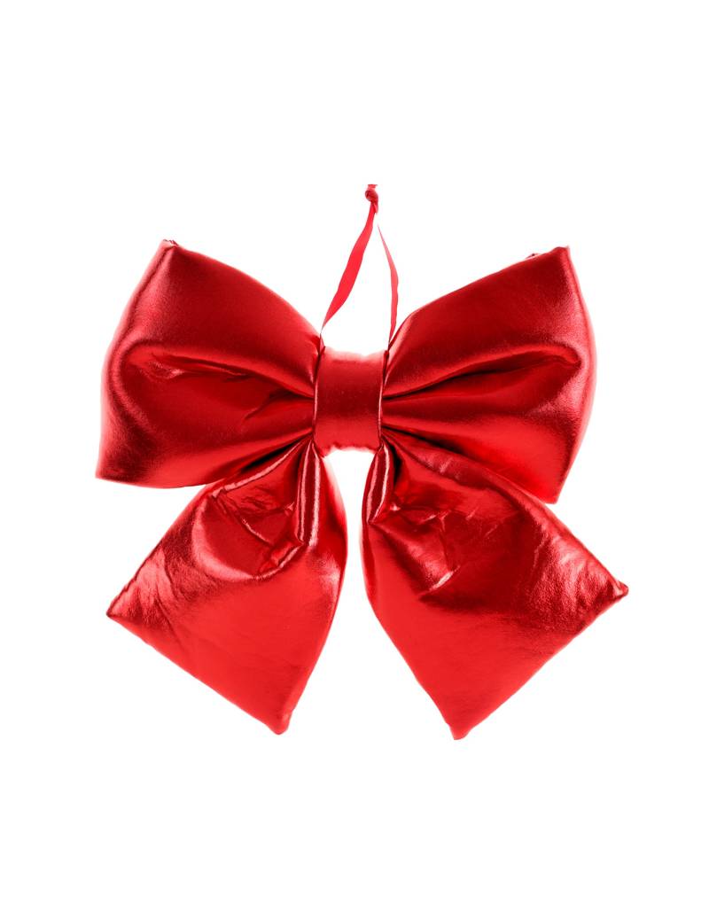 Kleine metallisch rote Schleife für Dekoration - 15 x 18 cm Kleine metallisch rote Schleife für Dekoration - 15 x 18 cm von SANTEX