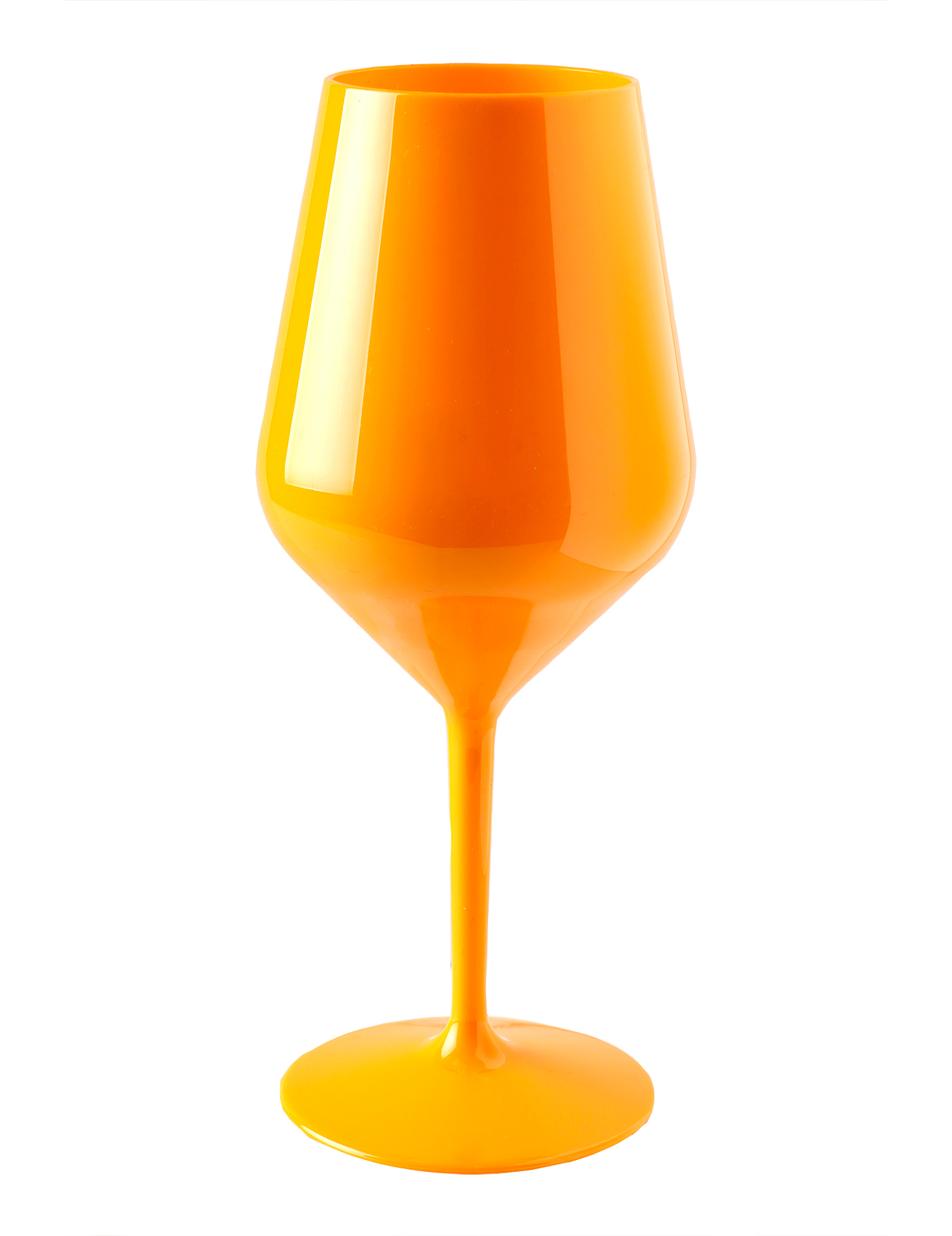 Orangefarbenes Weinglas aus Kunststoff 47 cl Orangefarbenes Weinglas aus Kunststoff 47 cl von SANTEX