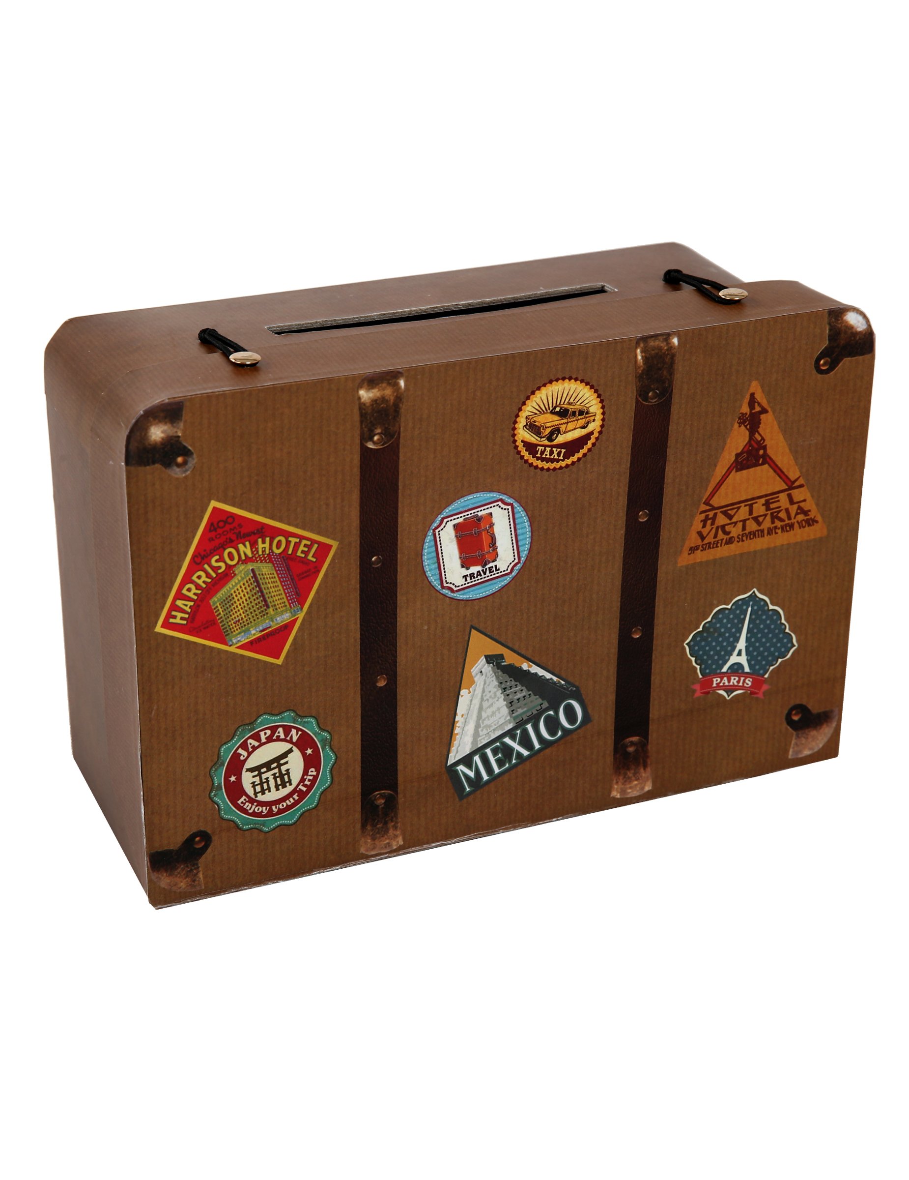 Spardose Koffer Reise Karton 24 x 16 x 10 cm Spardose Koffer Reise Karton 24 x 16 x 10 cm von SANTEX