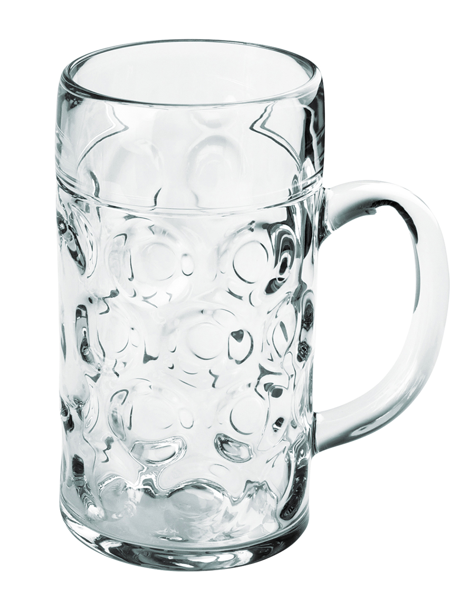 Transparenter Bierkrug aus Kunststoff 1 l Transparenter Bierkrug aus Kunststoff 1 l von SANTEX