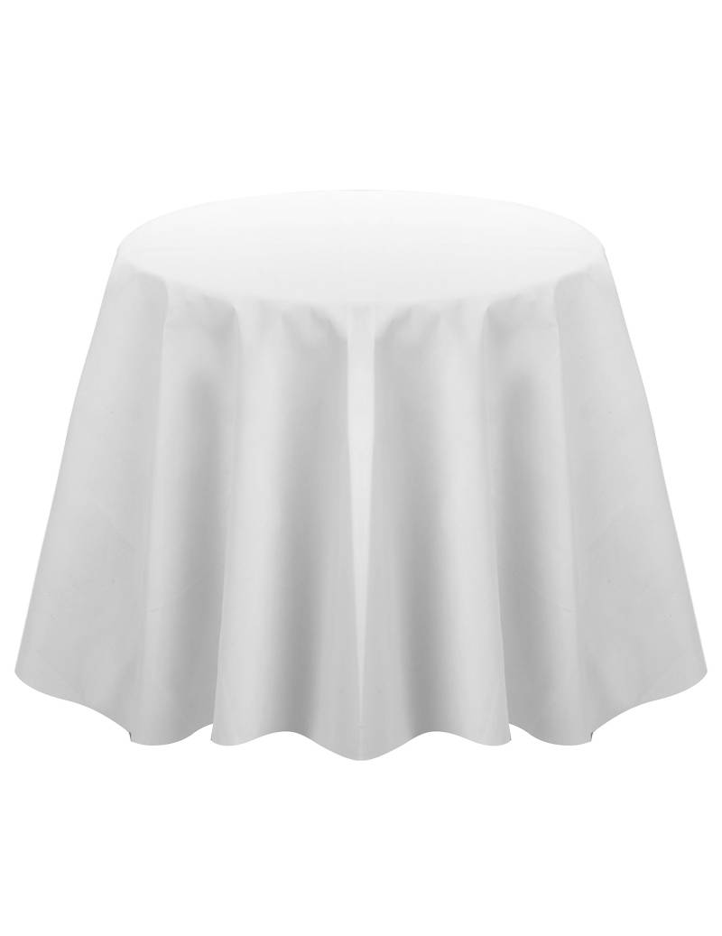 Vlies Tischdecke Rund Weiß 2,40 m von SANTEX