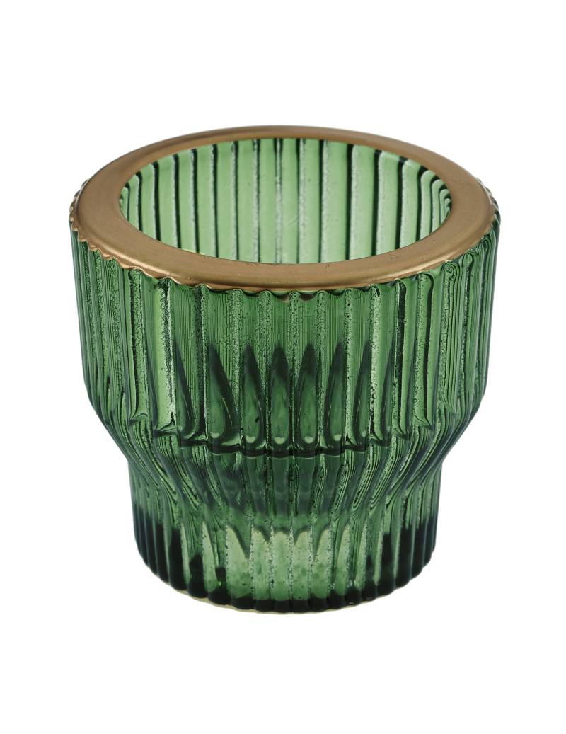 Wendbarer Kerzenständer Glas Tanne Grün 5,5 x 5 cm Wendbarer Kerzenständer Glas Tanne Grün 5,5 x 5 cm von SANTEX
