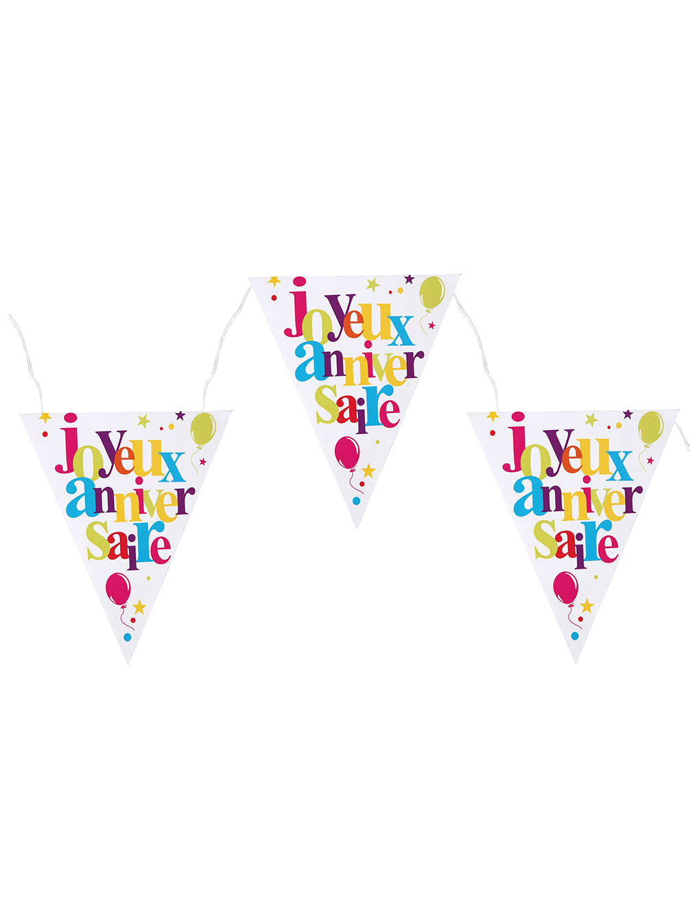 Wimpelkette Geburtstag festlich 3 m Wimpelkette Geburtstag festlich 3 m von SANTEX