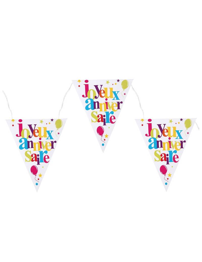 Wimpelkette Geburtstag festlich 3 m Wimpelkette Geburtstag festlich 3 m von SANTEX