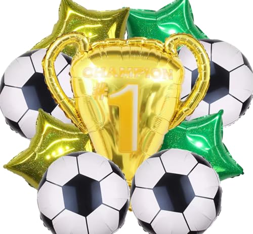 9 Pcs Fußball Luftballon SANYUANHE,Geburtstagsdeko Fußball XXL Trophäe Ballon,Fussball Deko Geburtstag Kinder Party Dekoration,Sport Thema Partyzubehör für Kindergeburtstage 9 Pcs Fußball Luftballon SANYUANHE,Geburtstagsdeko Fußball XXL Trophäe Ballon,Fussball Deko Geburtstag Kinder Party Dekoration,Sport Thema Partyzubehör für Kindergeburtstage von SANYUANHE