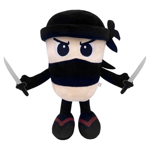 Tralalero T-ralala Kuscheltier, 25cm Cappuccinoes Assassino Puppes Spielzeug für Kinder und Erwachsene, Italian-Brainrot Plüschs Toy Sammlerfigur Plüschtier Geburtstagsgeschenk von SARYLI