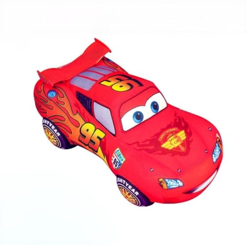 SASA baby Cars McQue Plüschauto, 17 cm, Rot, Stofftier Kuscheltier von SASA baby