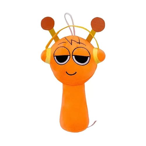 SASA baby Sprunki Plüschtier Kuscheltier, Orange mit Antennen, 25 cm von SASA baby