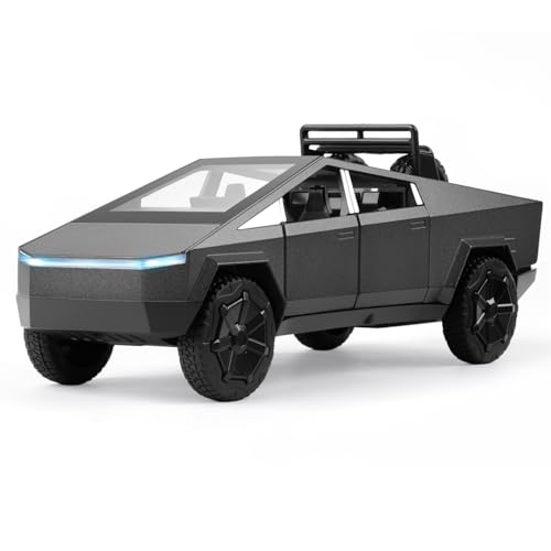 SASBSC 1:32 Cybertruck Spielzeugauto mit Metall-Tonabnehmer (grau) von SASBSC